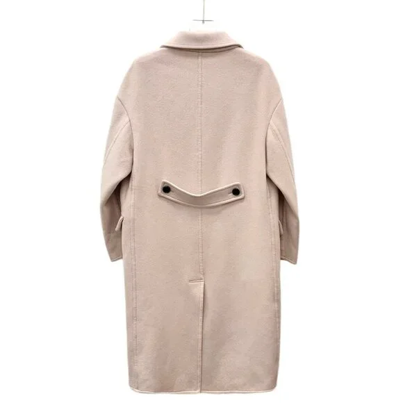 Burberry pink cashmere coat